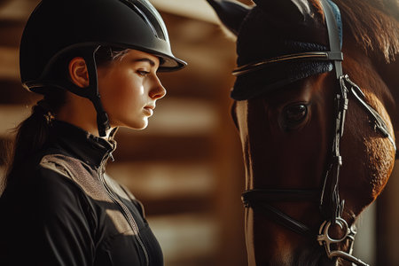 Preparation Time: Para-equestrian Rider and Horseの素材