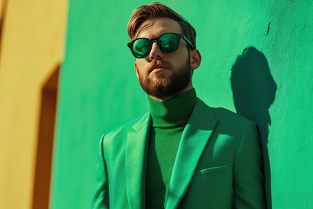 Green Fashion Ensemble for Contemporary Styleの素材