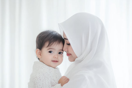Loving Bond Between Malaysian Mother and Childの素材