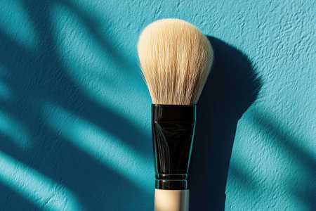 Blue Background with Detailed Brush and Sunshine Effectsの素材