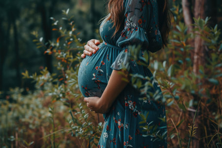 A Mother's Touch: Cherishing the Miracle of Pregnancyの素材