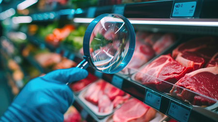 Ensuring Consumer Safety: Meat Inspection in Progressの素材