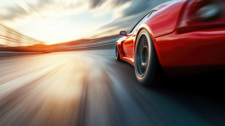 Blurry Landscape: The Essence of Speed and Powerの素材