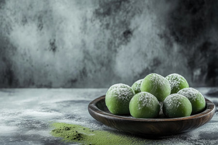 Satisfy Your Cravings with Fresh Matcha Mochi Delightsの素材