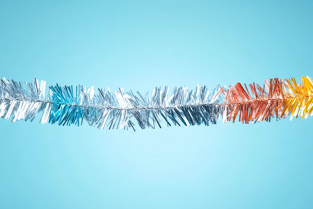 Colorful Foil Tinsel Decoration for Birthday Partyの素材