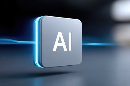 Artificial Intelligence Concept Buttonの素材