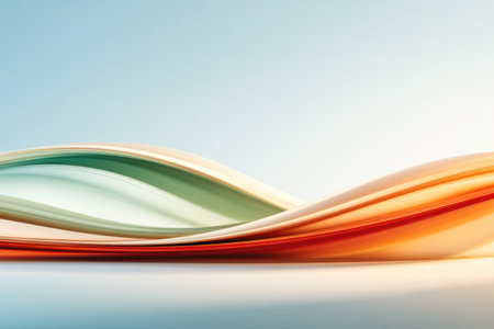 Abstract Color Waves in Soft Gradient Lightの素材