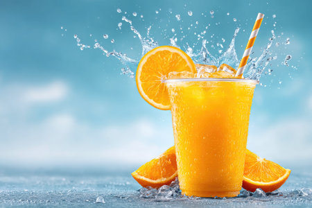 Fresh Orange Juice Splashの素材