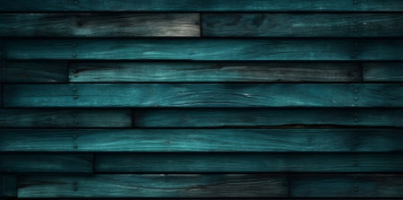 Old wooden background or texture. Grunge blue wood texture. Generative AIの素材