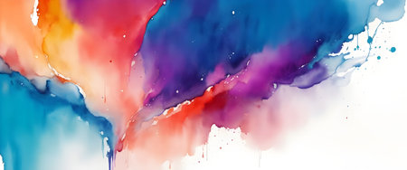 Abstract watercolor background. Generative AIの素材