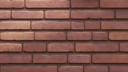 Red brick wall texture background. Generative AIの素材