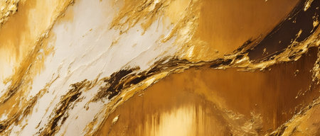 Golden marble texture background, abstract gold background, Generative AIの素材