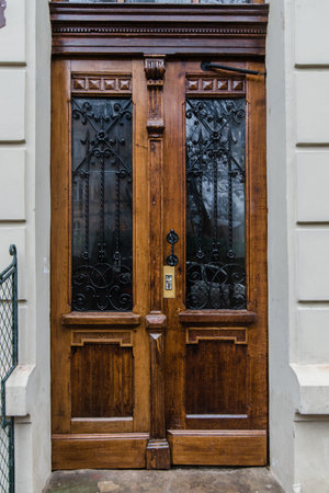Old door in Paris