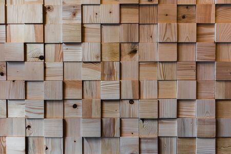 Wooden squared floor texture. Interesing patterns close up.の写真素材