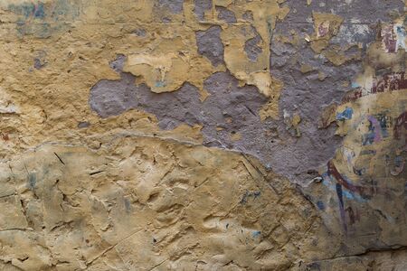 Old ancient wall texture close up. 19 century.の写真素材