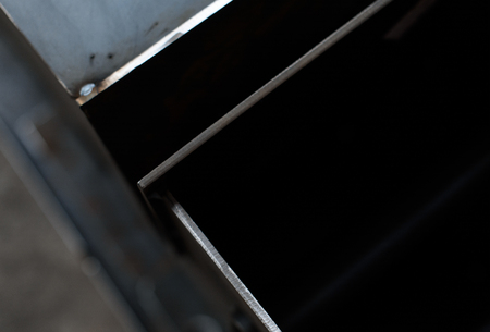 Look from above at the part of black solid fuel boilerの写真素材