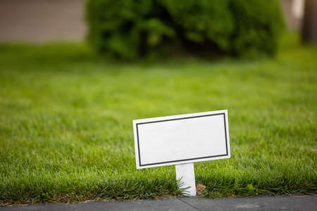 empty blank sign with space for text - photo.の写真素材