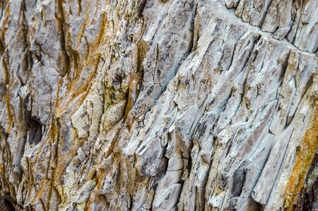 Mineral rock. Natural stone texture. Layers of rock. Stratum textureの写真素材