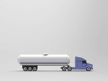 American Truck. 3D rendering.の写真素材