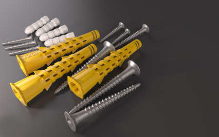 Bolts. 3D rendering.の写真素材