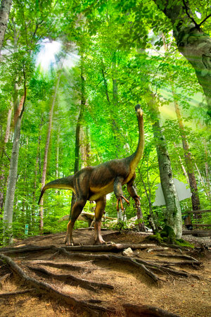 Rasnov Dino Park at Brasovのeditorial素材