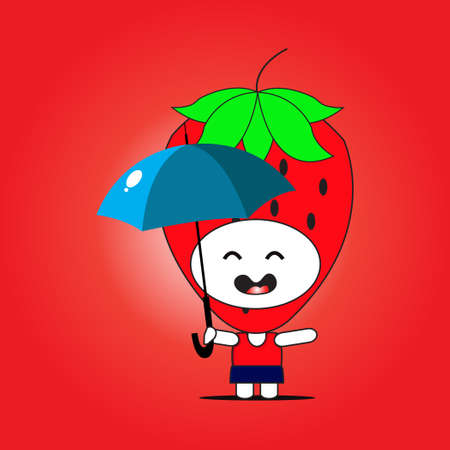 Adorable fruit character - Vector File EPS10のイラスト素材