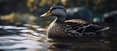 Mallard duck (Anas platyrhynchos)の素材