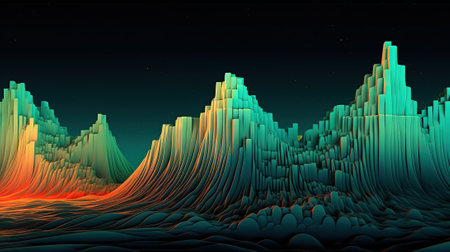 Futuristic background. 3d rendering, 3d illustration.の素材