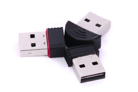 Isolated usb memory mini stick manyの写真素材