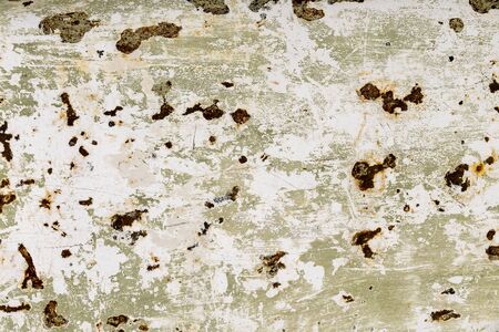 the white paint was peeling off the ironの写真素材