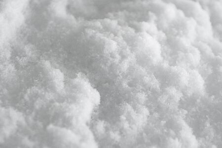 Winter snow. Snow texture Top view of the snow. Texture for design. Snowy white texture. Snowflakes.の写真素材