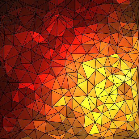 Abstract geometrical multicolored background consisting of bright triangular elementsのイラスト素材
