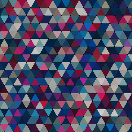 Abstract geometrical multicolored background consisting of triangular elements. For your design....