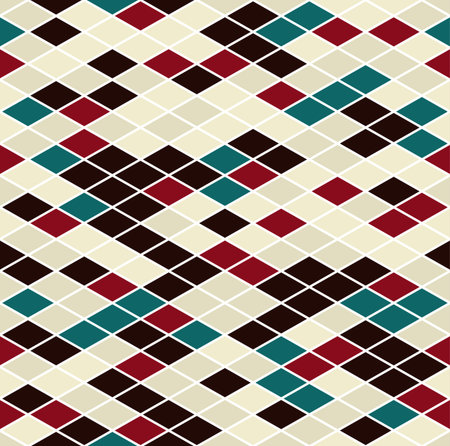 Seamless pattern. It consists of geometric elements on a white background. Useful as design element.