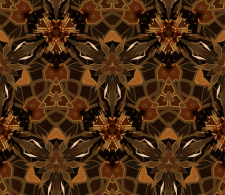 Kaleidoscope abstract seamless patternのイラスト素材