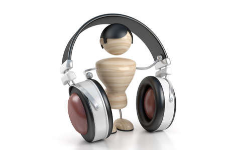 music. Abstraction - man in the head setsの写真素材