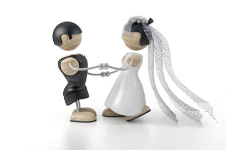 wedding dance 3d modelの写真素材