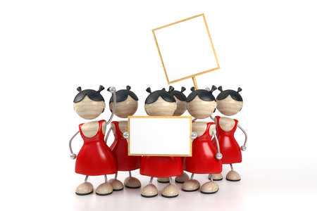 feminist rebellion 3d modelの写真素材