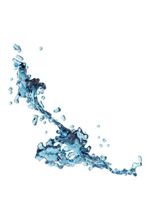 Fantasy soar Abstract water, splash and bubble liquidの写真素材