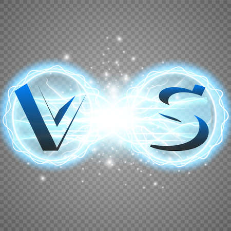 Versus Logo. VS Vector Letters Illustration. Competition Icon. Fight Symbol.の写真素材