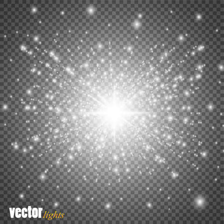 Glow light effect template pattern design.のイラスト素材