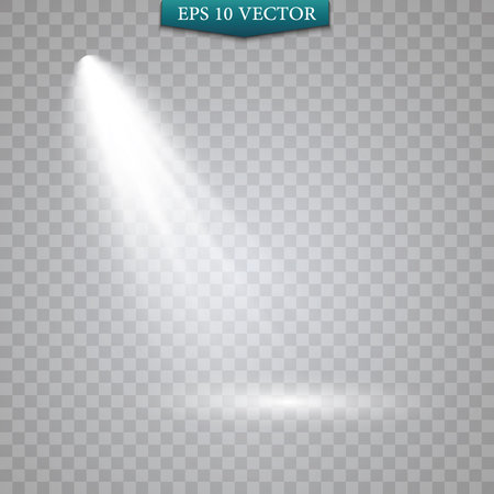 Vector Spotlights. Scene. Light Effects. Glow light effectのイラスト素材