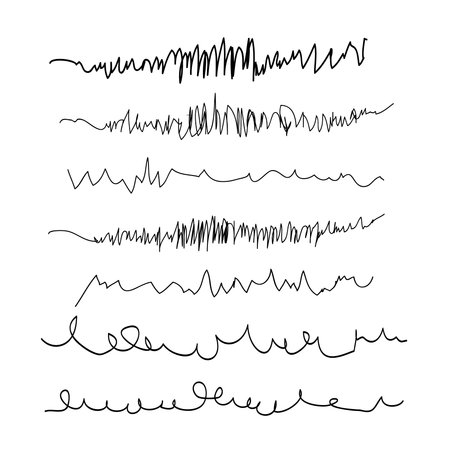 Vector illustration set of markers including elements.