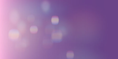 A beautifully Soft Purple Abstract Background, enhanced with an enchanting Light Bokeh Effect that...