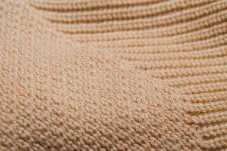 Knitted fabric wool texture close up as a background. Abstract backdrop.の写真素材