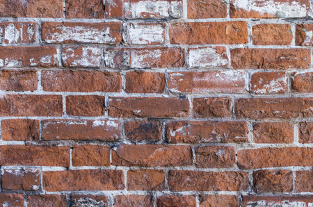 Old brick wall texture as a background. Abstract backdrop