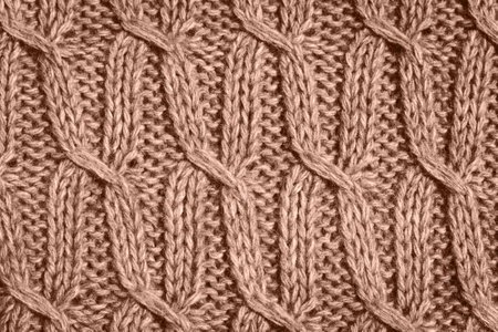 Knitted fabric wool texture close up as a background. Color of the year 2025 inspiredの写真素材