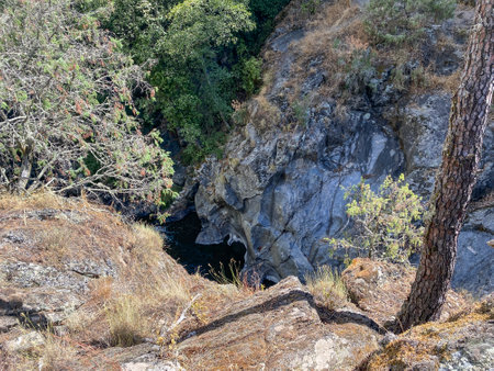 Canyon in the mountains of the Caucasus. Russia, Krasnodar Kraiの写真素材