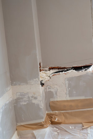 Repair of the walls of the apartment. Repair of the house.