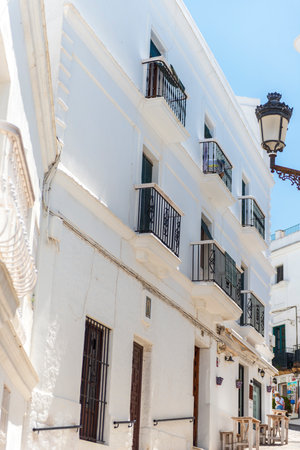 Beautiful street view of the old town of CADIZ 2024の写真素材